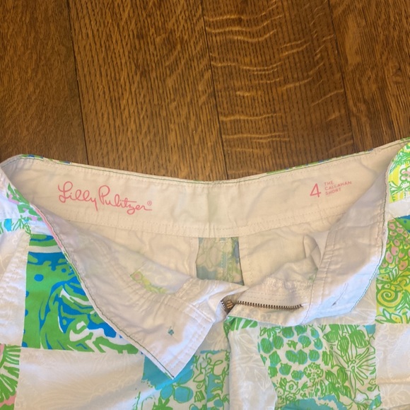 Lilly Pulitzer Callahan Short Patchwork - Size 04 - Picture 3 of 4